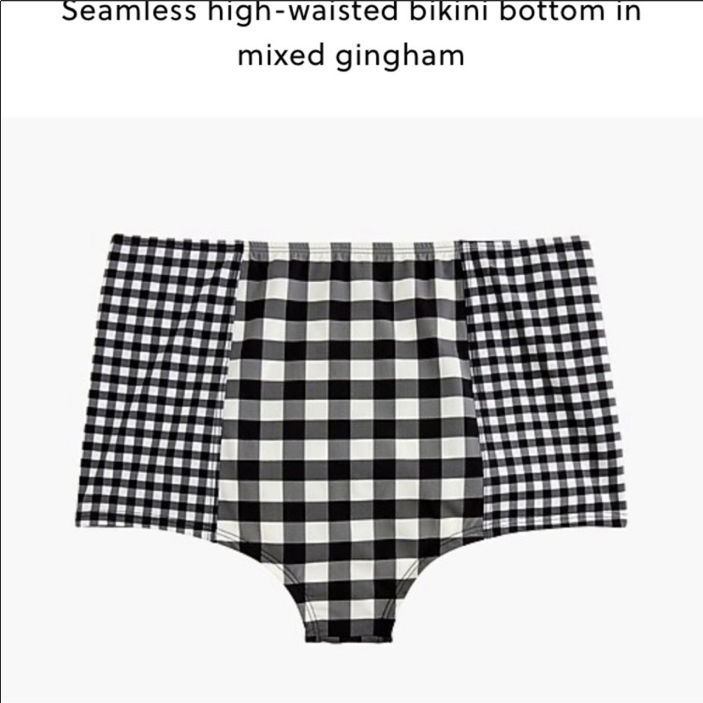 J Crew high waisted bikini bottoms in M